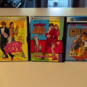 Three Disc DVD Set of Austin Powers Movies
